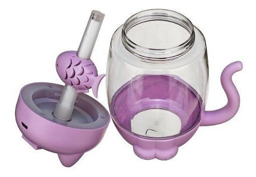 Humidificador Led Gato Con Pez + Mini Ventilador Y Linterna - Image 4