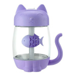 Humidificador Led Gato Con Pez + Mini Ventilador Y Linterna - Image 7