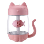 Humidificador Led Gato Con Pez + Mini Ventilador Y Linterna - Image 8
