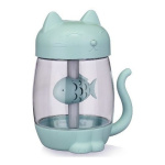 Humidificador Led Gato Con Pez + Mini Ventilador Y Linterna - Image 9