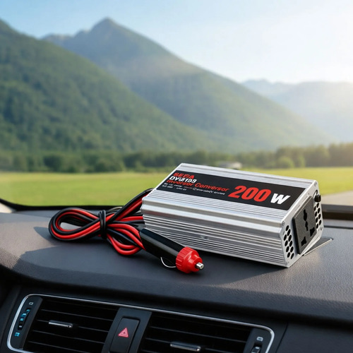 Inversor Conversor 12v A 220v Para Celular Y Notebook 200w - Image 3