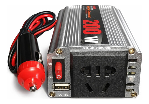 Inversor Conversor 12v A 220v Para Celular Y Notebook 200w - Image 5