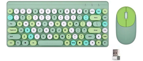 Kit teclado y mouse inalámbrico con receptor USB Dn-c600 - Image 8