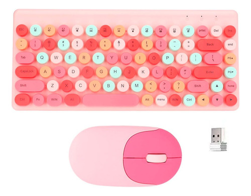 Kit teclado y mouse inalámbrico con receptor USB Dn-c600 - Image 7