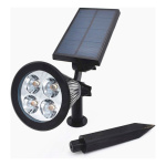 Lampara estaca impermeable con panel solar Luz LED 7019 - Imagen 6