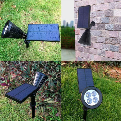 Lampara estaca impermeable con panel solar Luz LED 7019 - Imagen 3