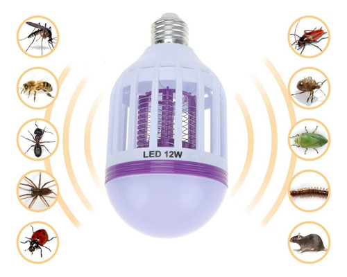 Lampara LED mata mosquitos e insectos E27 2323 - Imagen 5