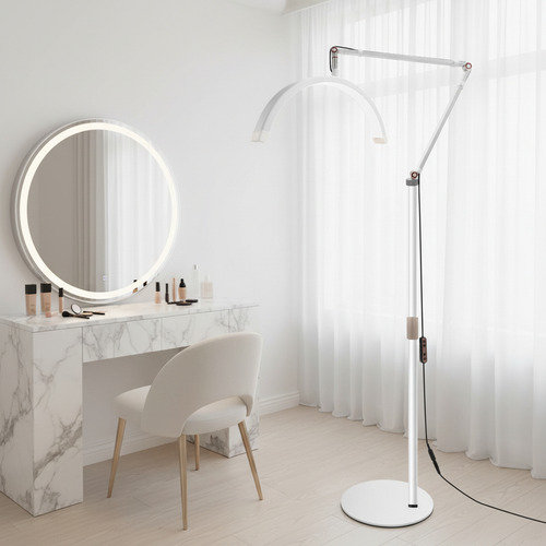 Lampara led media luna maquillaje estetica soporte hd-m2x - Image 10