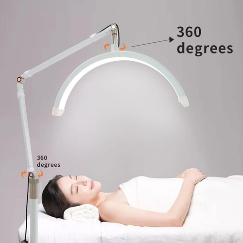 Lampara led media luna maquillaje estetica soporte hd-m2x - Image 13