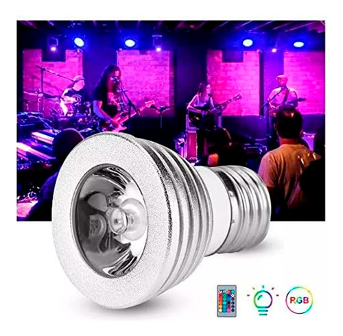 Lámpara LED RGB con control 16 colores 3w dicroica Cnw21067 - Image 5