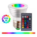Lámpara LED RGB con control 16 colores 3w dicroica Cnw21067 - Image 6
