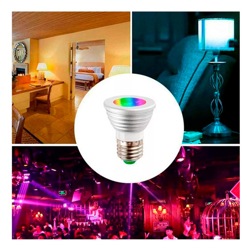 Lámpara LED RGB con control 16 colores 3w dicroica Cnw21067 - Image 3