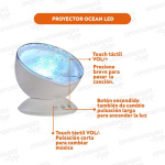 Lampara Proyector Aurora Boreal Led Con Musica Relajacion - Imagen 7