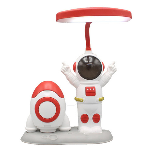 Lampara velador luz led y sacapuntas con diseño de astronauta ...