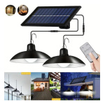 Lámparas Colgantes X 2 Panel Solar + Control Remoto Sl0503 - Image 3