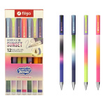 Lapiceras Bolígrafos Borrables Filgo Borrax Sunset X 12 Unid