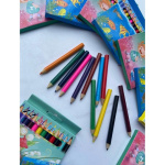 Lapices Caja De Pinturitas Cortas X12 Colores Dibujar Pintar - Image 3