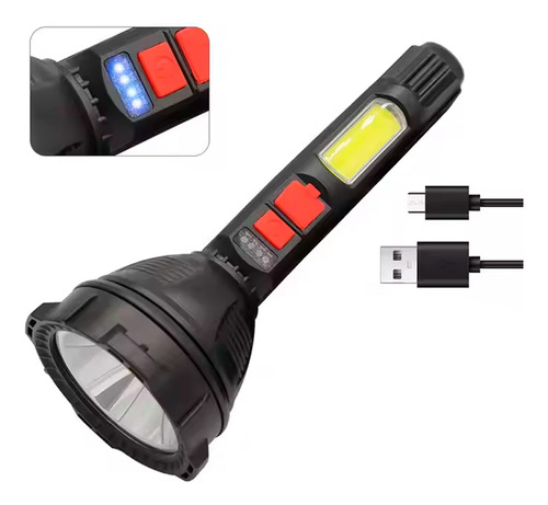 Linterna_Led_Camping_18_Cm_Gran_Alcance_Recargable_Usb_Ty823_D_985412-MLA77217084427_062024-O.jpg Linterna LED camping 18 cm gran alcance recargable USB Ty823 - Image 1