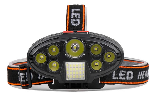 Linterna minera vincha cabeza 7 LED recargable USB Clt28 - Image 7