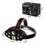 Linterna minera vincha cabeza 7 LED recargable USB Clt28 - Image 5