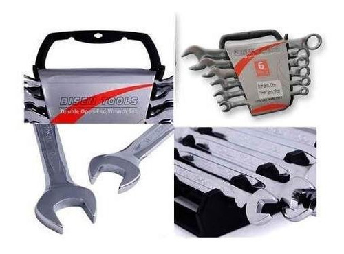 Llaves Combinadas Cromadas 6 Unidades Disen Tools 6 A 17 Mm - Image 2