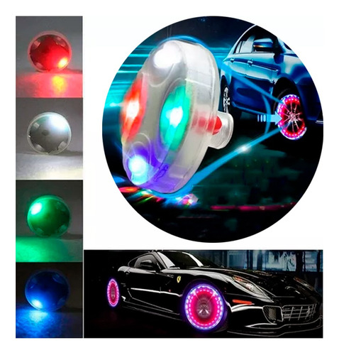 Luces Led X2 Para Rueda De Auto Focos Coche Solares 550204 - Image 7