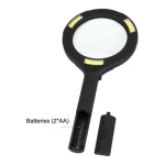 Lupa De Mano Con Led Aumento 3x Diametro 85mm A Pilas - Image 3
