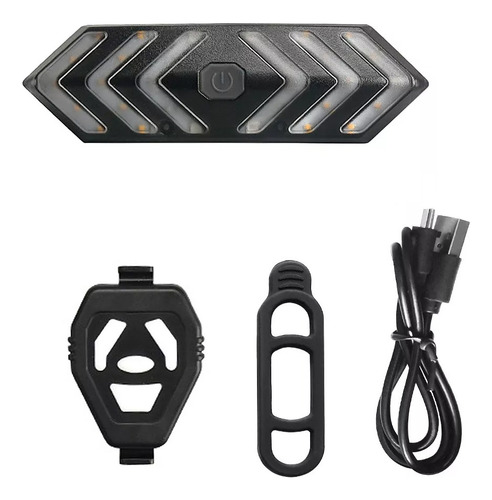 Luz Led Trasera Para Bicicleta Baliza Giro + Control Remoto - Image 6