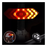 Luz Led Trasera Para Bicicleta Baliza Giro + Control Remoto - Image 2