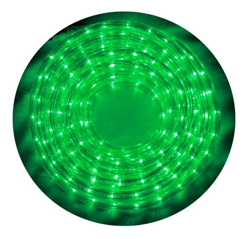 Manguera led verde con controlador 220v - 5 metros - Image 1