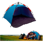 Media Carpa Automatica Playera Armado Automatico Camping 219 - Imagen 2
