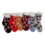 Medias Con Corderito X6 Antideslizante Invierno 26x8cm 90476