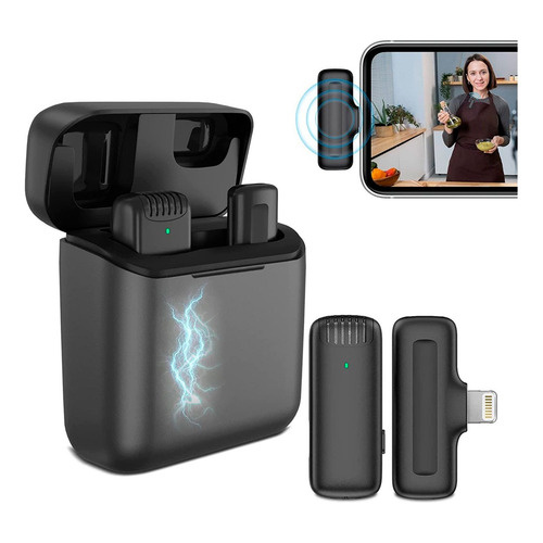 Micrófono Inalámbrico Celular Con Clip Corbatero J11-ip