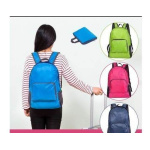 Mochila Bolso Plegable Convertible 2 En 1 Para Viaje De Nylo - Image 2