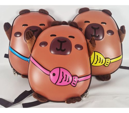 Mochila escolar diseño capibara tapa dura 26392 - Image 17