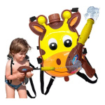 Mochila Pistola De Agua Con Manguera Jirafa Juguete Verano - Imagen 2