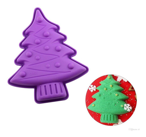 Molde Silicona Arbolito De Navidad Decoracion Torta Pastel - Imagen 5