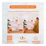 Organizador Cocina 4 Estantes Carrito Ruedas Despensero - Image 3