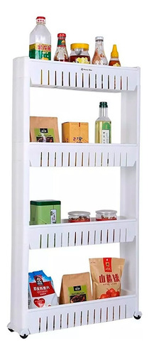 Organizador_Cocina_4_Estantes_Carrito_Ruedas_Despensero_D_857541-MLA76224741571_052024-O.jpg Organizador Cocina 4 Estantes Carrito Ruedas Despensero - Image 1