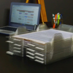 Organizador De Documentos 8 Bandejas Escritorio Oficina - Imagen 6