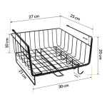 Organizador Percha Alacena Colgante Estante Cocina Soportes - Imagen 7