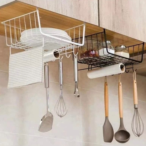 Organizador Percha Alacena Colgante Estante Cocina Soportes - Imagen 5