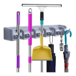 Organizador Soporte Porta Escobas Ganchos Cuelga Escobero - Image 6