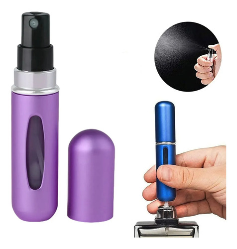 Pack X10 Atomizador Perfume Mini Recargable Viajero Portátil Surtido - Image 6