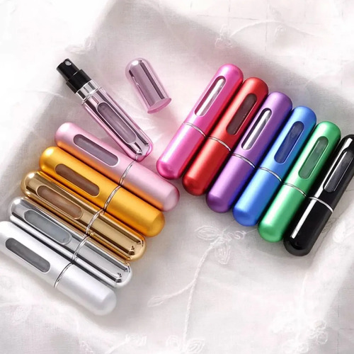 Pack X10 Atomizador Perfume Mini Recargable Viajero Portátil Surtido - Image 5