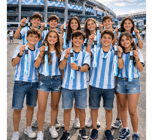 Pack X12 llaveros de Argentina con cinta colgante 1859 - Imagen 9