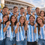 Pack X12 llaveros de Argentina con cinta colgante 1859 - Imagen 5