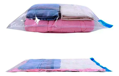 Pack X5 Bolsas Al Vacio Organizadoras De Ropa 50x60cm - Imagen 1