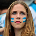 Combo Pintura Para La Cara Argentina + Vuvuzela - Imagen 5