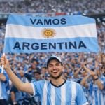 Pack X6 Bandera De Argentina 60x40 Para Flameo 1878 - Imagen 2